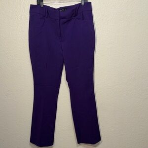 New York & Company Women’s Purple XL Tall Business Dress Pants